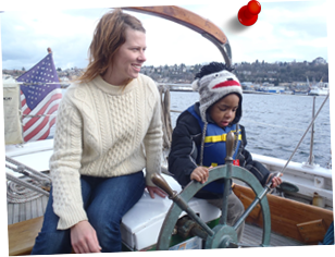Sail Seattle on the historic Schooner Lavengro, owned by the Northwest Schooner Society, a 501(c)3.